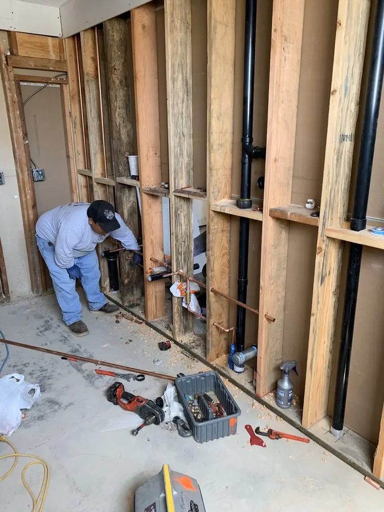 Commercial rough-in plumbing for Gas Line Repair in Perryton Drive